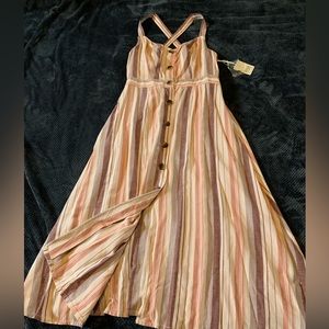 Ana striped dress. Never been worn. New with tags. Size Small.